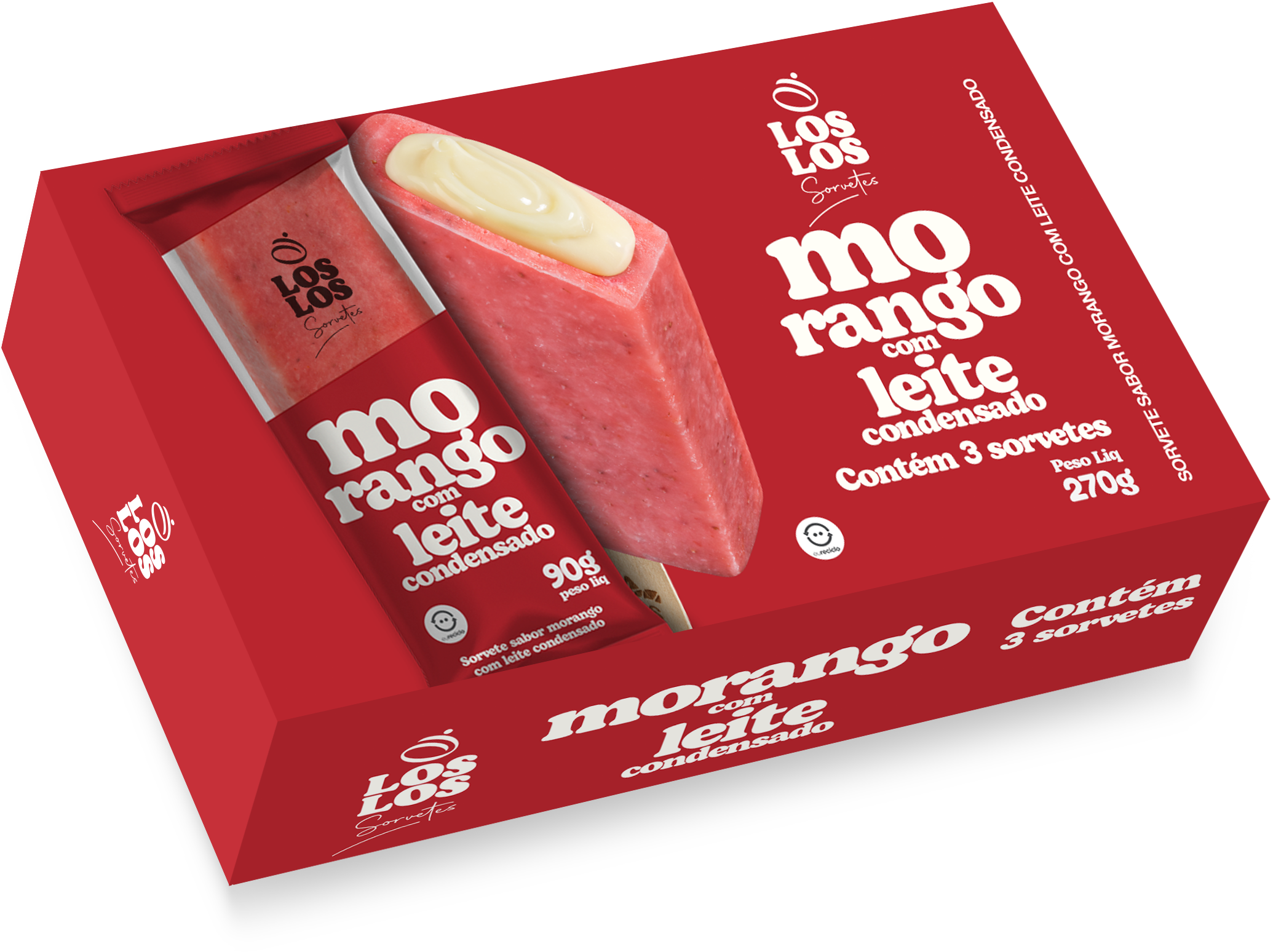 Pack Morango · 3 unid